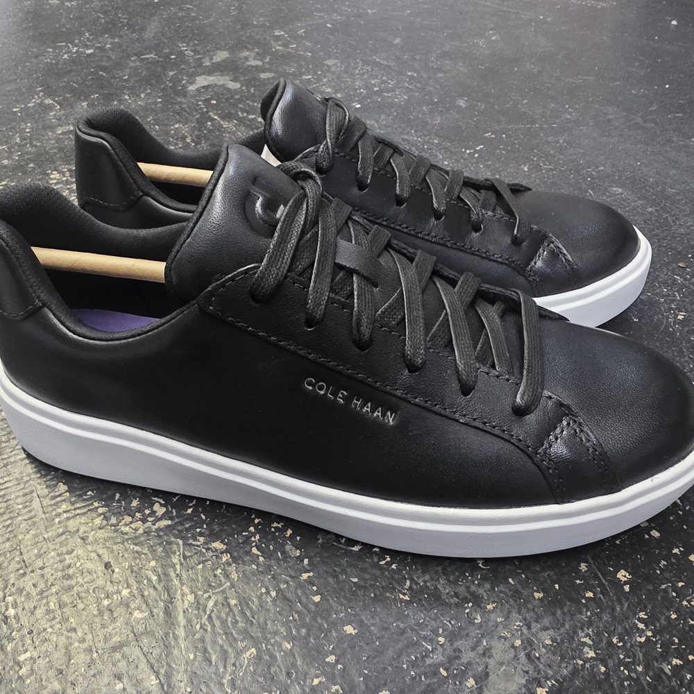 Cole Haan Men's Black and White Sneakers